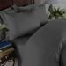 Elegance Linen Wrinkle-Free- 1500 Thread Count Queen Size Egyptian Quality 3Pcs Duvet Cover Gray