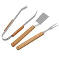 Sueyeuwdi Stainless Steel Three Piece Set With Handle Grill Fork Grill Spatula Grill Clip Outdoor Barbecue Supplies Grill Grill Tools Kitchen Utensils Bbq Accessories Kitchen Gadgets
