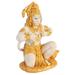 Buddles Office Ornaments Kneeling Monkey Statue Desktop Decor Resin Buddha Golden Small Ganesha Sculpture