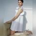 Zara Dresses | Nwot! Zara Ruffle Sleeve Pleated Mini Dress | Color: White | Size: M