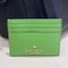 Kate Spade Bags | Kate Spade Madison Saffiano Leather Small Slim Card Holder Turtle Green Nwt | Color: Gold/Green | Size: Small