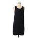 Tildon Casual Dress - Shift: Black Solid Dresses - Women's Size Medium