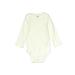 Just One You Made by Carter's Long Sleeve Onesie: Ivory Solid Bottoms - Kids Boy's Size 18