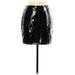 Shein Faux Leather Skirt: Black Bottoms - Women's Size Large