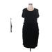 32 Degrees Casual Dress - Sheath: Black Solid Dresses - Women's Size 2X-Large