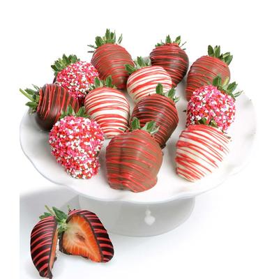 Valentine's Day Chocolate Covered Strawberries