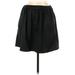 Matilda Jane Casual A-Line Skirt Knee Length: Black Solid Bottoms - Women's Size Medium