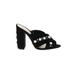 Schutz Heels: Black Solid Shoes - Women's Size 7 1/2 - Open Toe