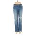 Flying Monkey Jeans - Super Low Rise: Blue Bottoms - Women's Size 26