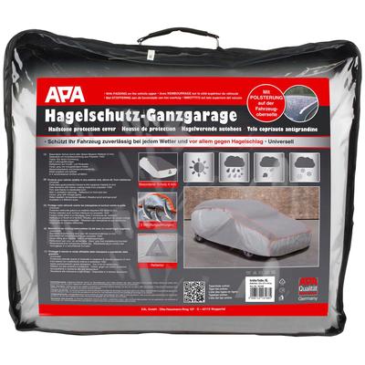 Faltgarage APA "APA 16168 Hagelschutz-Ganzgarage", silber (silberfarben), B:177cm H:119cm L:533cm, Polyester, Neopren, P