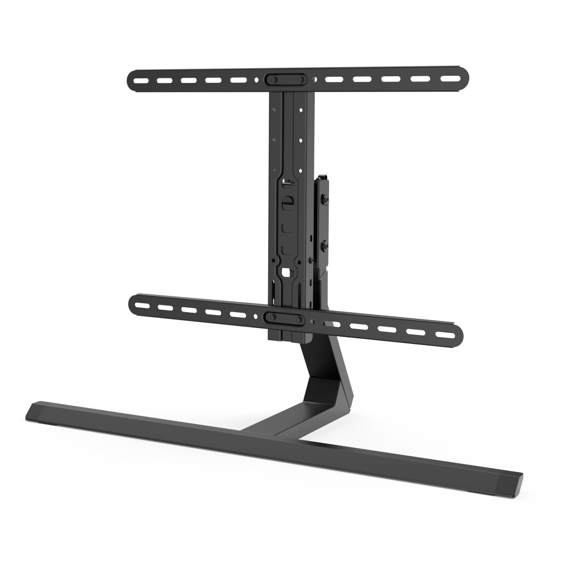 HAMA TV-Standfuß "TV Standfuß, schwenkbar, neigbar, höhenverstellbar, 165 cm, 65 Zoll", schwarz, B:90,5cm H:83cm T:34,2cm, Gerätehalterungen, TV Ständer, 40 Kg, Metall, Schwarz Image