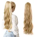 Extension queue de cheval synthétique extension de cheveux Body Wave proximité wstring 24 en