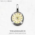 Pendentif signes du zodiaque en argent regardé 925 pour hommes et femmes amulette bijoux fins