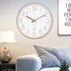 Horloge murale silencieuse horloges circulaires horloge à quartz de chevet silencieuse salon