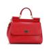 Dolce & Gabbana Leather Satchel: Red Bags