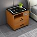 My Lux Decor 2 - Drawer Nightstand Wood in Brown | 20.86 H x 147.96 W x 18.5 D in | Wayfair 14:100018786#multifunctional