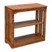 Joss & Main Bali 30" W Solid Wood Standard Bookcase Wood in Brown | (1 Shelf) 30" H x 30" W x 12" D | Wayfair 57C6E7C0D6CB4351AEA39F0C9A99D177