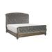 Canora Grey Wadermere Twin Tufted Sleigh Bed Upholstered/Velvet in Gray | 12 H x 81.25 W x 90.75 D in | Wayfair C635D75F2359432C91EB3A023C6F8132