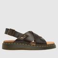 Dr Martens zane sandals in dark brown