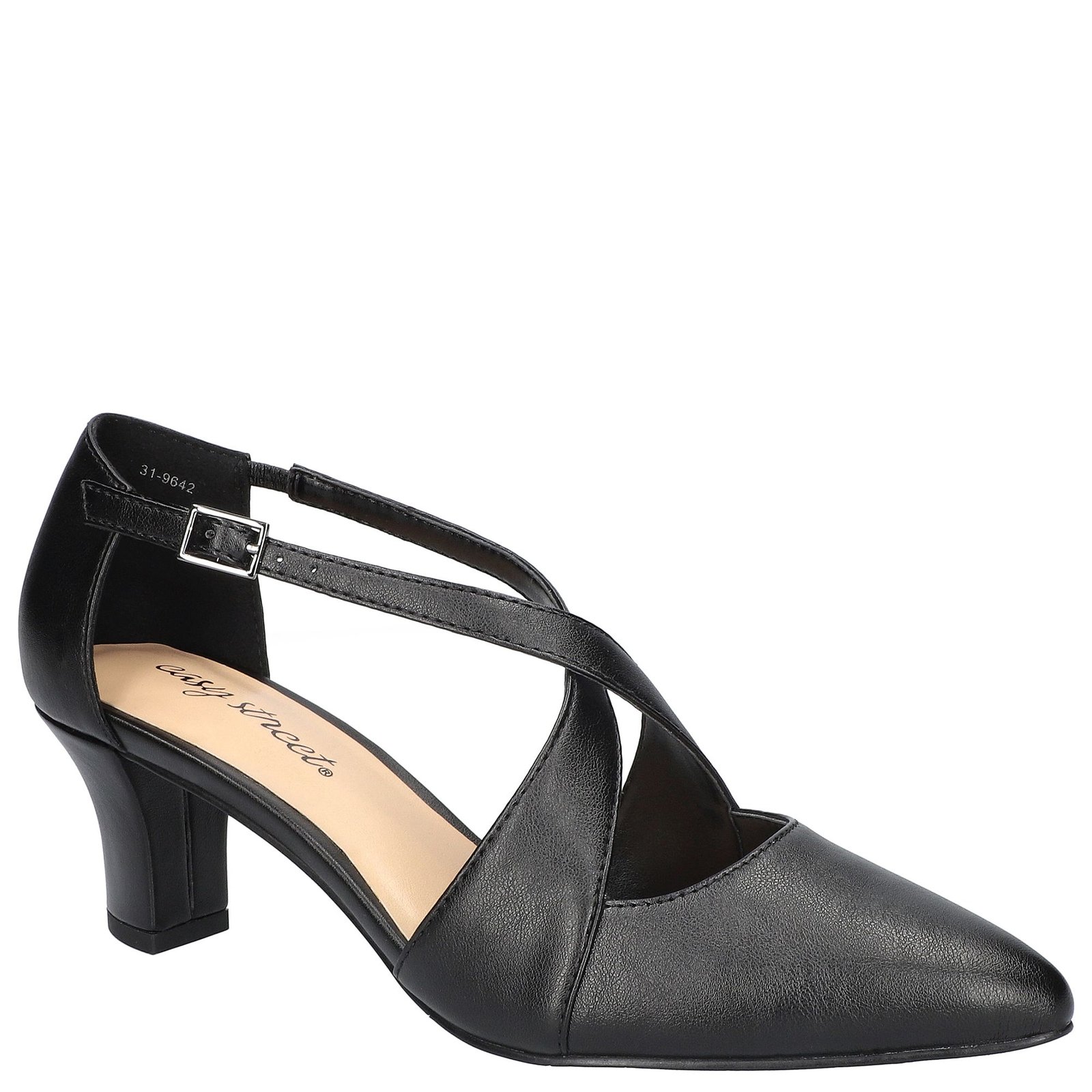 Easy Street Elegance - Womens 5 Black Pump Medium