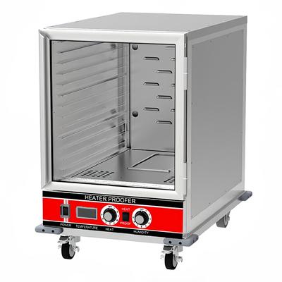 MoTak MHP-H-I-C Half Height Insulated Mobile Heated Proofing Cabinet w/ (14) Pan Capacity, 120v, 14 Pan Capacity, Clear Door