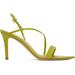 Green Manhattan 85 Heeled Sandals