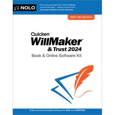 Quicken Willmaker & Trust 2024: Book & Online Software Kit