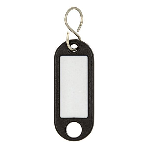 Wedo 10er-Pack Schlüsselanhänger mit S-Haken schwarz, 52x21 cm Image