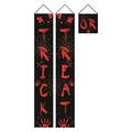 Halloween Trick or Treat Porch Signs Halloween Before Christmas Decoration Halloween Porch Banner Welcome Sign for Halloween Gate Garden Front Door Home Outdoor Yard Party Decor Supplies