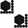 24 Pcs Decor 3d Sound Panels Wallpaper Tools Hexagon Insulation Board Absorbing Simple Polyester