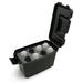 CASEMATIX Microphone Case Fits 8 Wired 8 Inch XLR Vocal Microphones Does Not Fit Cordless Mics - Case Only