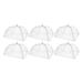 6pcs Dining Table Dish Covers Cuisine Mesh Protectors Foldable Food Tents Kitchen Supplies