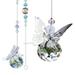K9 Crystal Ball Hanging Crystal Glass Clear Loft Corridor Garden Decoration