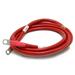 Custom Red 2 AWG 9 Ft Boat Battery Cable w/ 3/8 Inch Lugs