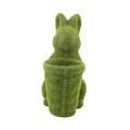 ESULOMP Easter Decorations Rabbit Flower Pot Succulent Planter Resin Rabbit Flower Pot Planter Large Pen Holder Home Office Garden Decoration