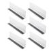 6 Pcs Supermarket Separator Shelf Clear Shelves Separators Wardrobe Dividers Clapboard with Magnetic Side Plastic