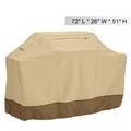 Waterproof Outdoor Barbecue BBQ Gas Grill Cover 600D Heavy Duty 72 Size: 72 XX-Large Color: Beige