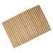 2 Count Non-slip Bamboo Mat Foot Pad Bamboo Shower Mat Entry+mat Entry Mat Natural Outdoor Rug Bamboo Foot Mat
