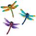 Dragonfly Wall Arts 3 Pcs Hanging Decorate Party Decoration Housewarming Gift Scene Pendants Home Decors