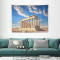 ONETECH Greece Backdrop Ancient Acropolis Parthenon Temple Column Pictures Photography Background Tapestry Greek Mythology Party Decorations Birthday Party Roman Photo Poster Banner