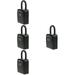 Set of 4 Boxes Household Free Installation Key Lock Portable Abs Steel Office