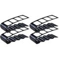 Remote Control Holder 4 Pcs Controller Tv Mount Stand Media Controllers Iron Office