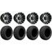 GTW Omega 12 Golf Cart Wheels Machined 23 X-Trail Tires E-Z-GO & Club Car