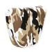 Camouflage Putter Cover Club Head Cover Waterproof Portable Protection Pusher Sleeve Accessory (Brown)