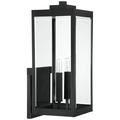 Quoizel Westover 22 3/4 High Earth Black Outdoor Wall Light