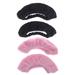2 Pairs of Elastic Skating Cover Plush Skate Shoes Cover Durable Ice Skating Hockey Skates Cover Skating Shoe Accessory- Size L (Light Pink + Black)