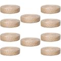 Round Pouf Seat Straw Floor Pillow 10 Count Tatami Bedding Pillows Yoga Bolsters Runner Rug Car Mat Hand-woven Bay Cushion Weaving