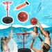 Pool Basketball Hoop Sets Floating Pool Basketball Hoop Toy For Swimming Pool Basketball Pool Game For Kids Adults Balls With A Net And Included