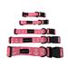 K-9 Beltz Classic Style Dog Collar Polyester Quick Release Buckle XS S M L XL Width 3/8 5/8 3/4 1 1 1/2 (Pink/Anchors Large)