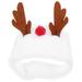 Caps Christmas Tree Headband Pet Hat Outfit Costume for Dog The Cat White Polyester